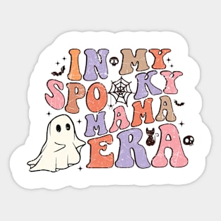 In My Spooky Mama Era Retro Sticker